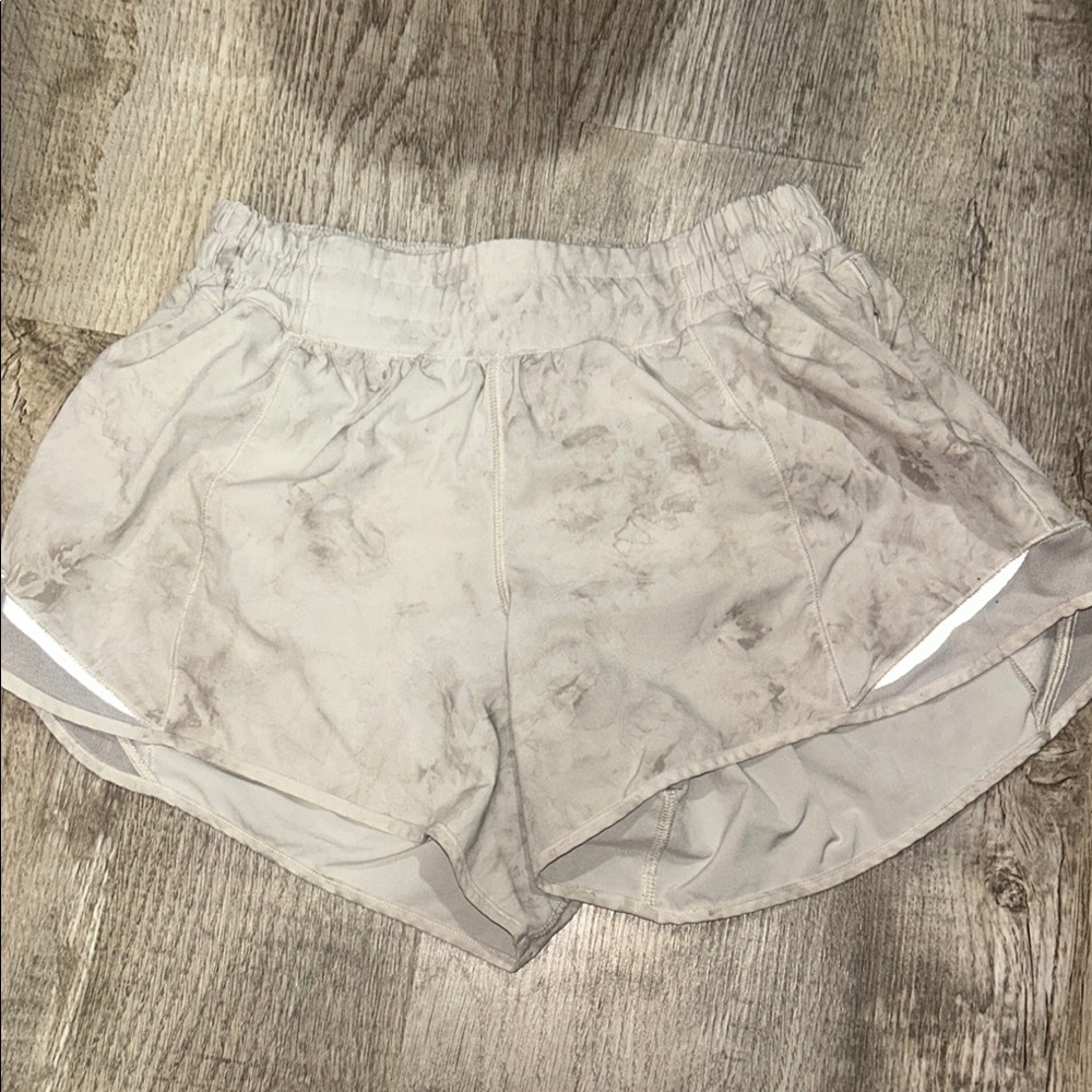 lululemon athletica Gray Athletic Shorts Lightweight Moisture-Wicking
